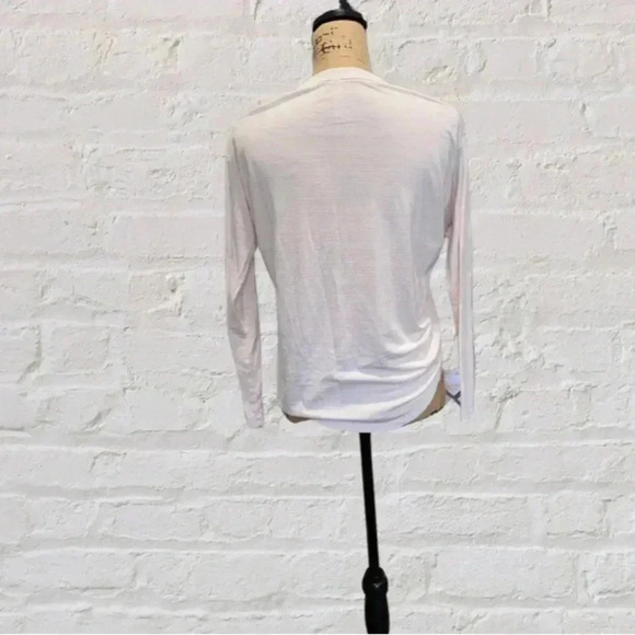 Athleta Pink and White Striped Long Sleeve - Picture 5 of 5